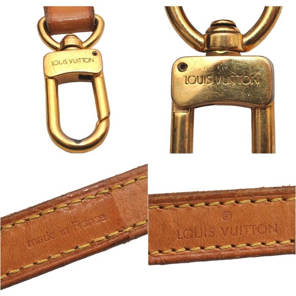 830177AG (V2) Louis Vuitton Strap 39.6" Beige Leather - Picture 9 of 10